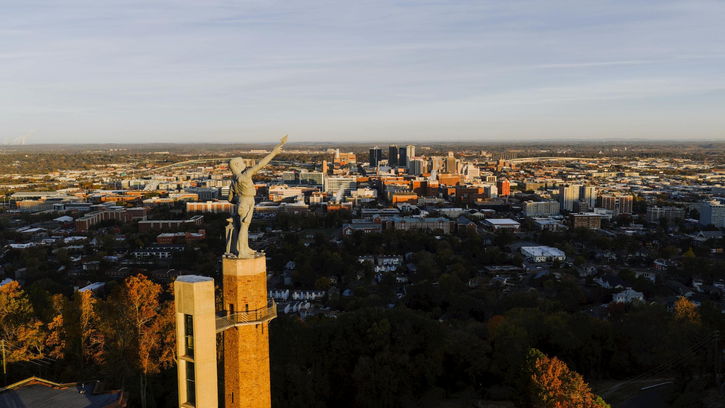 Birmingham, Alabama skyline at dusk