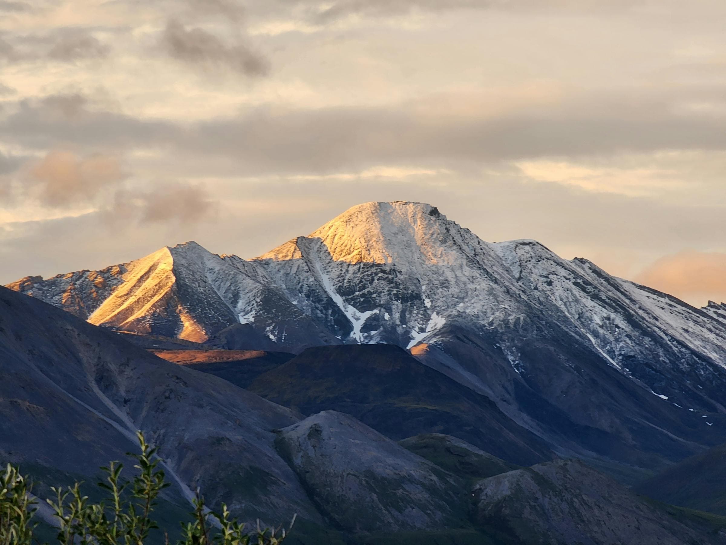 Anchorage, Alaska skyline at dusk