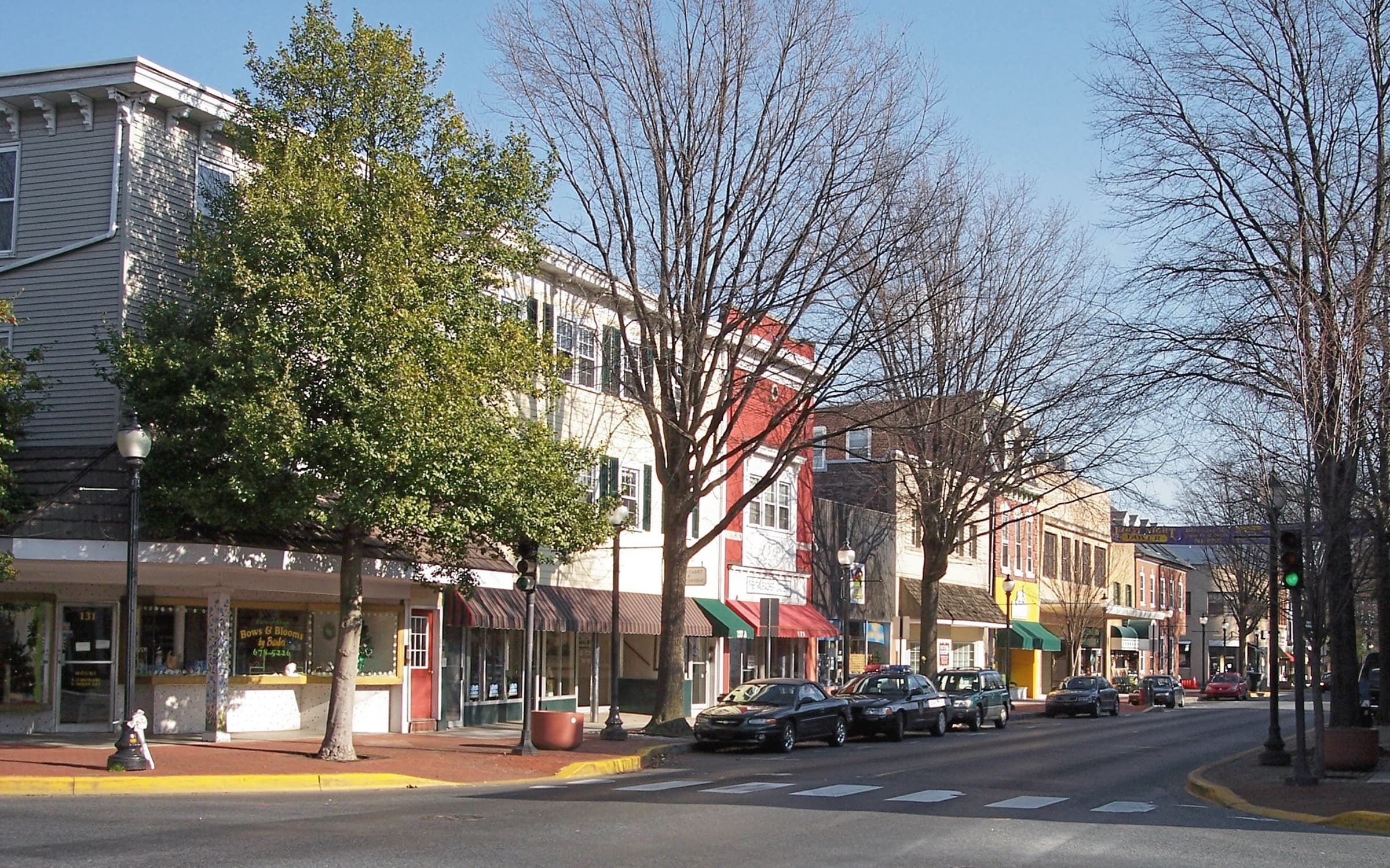 Dover, Delaware skyline at dusk