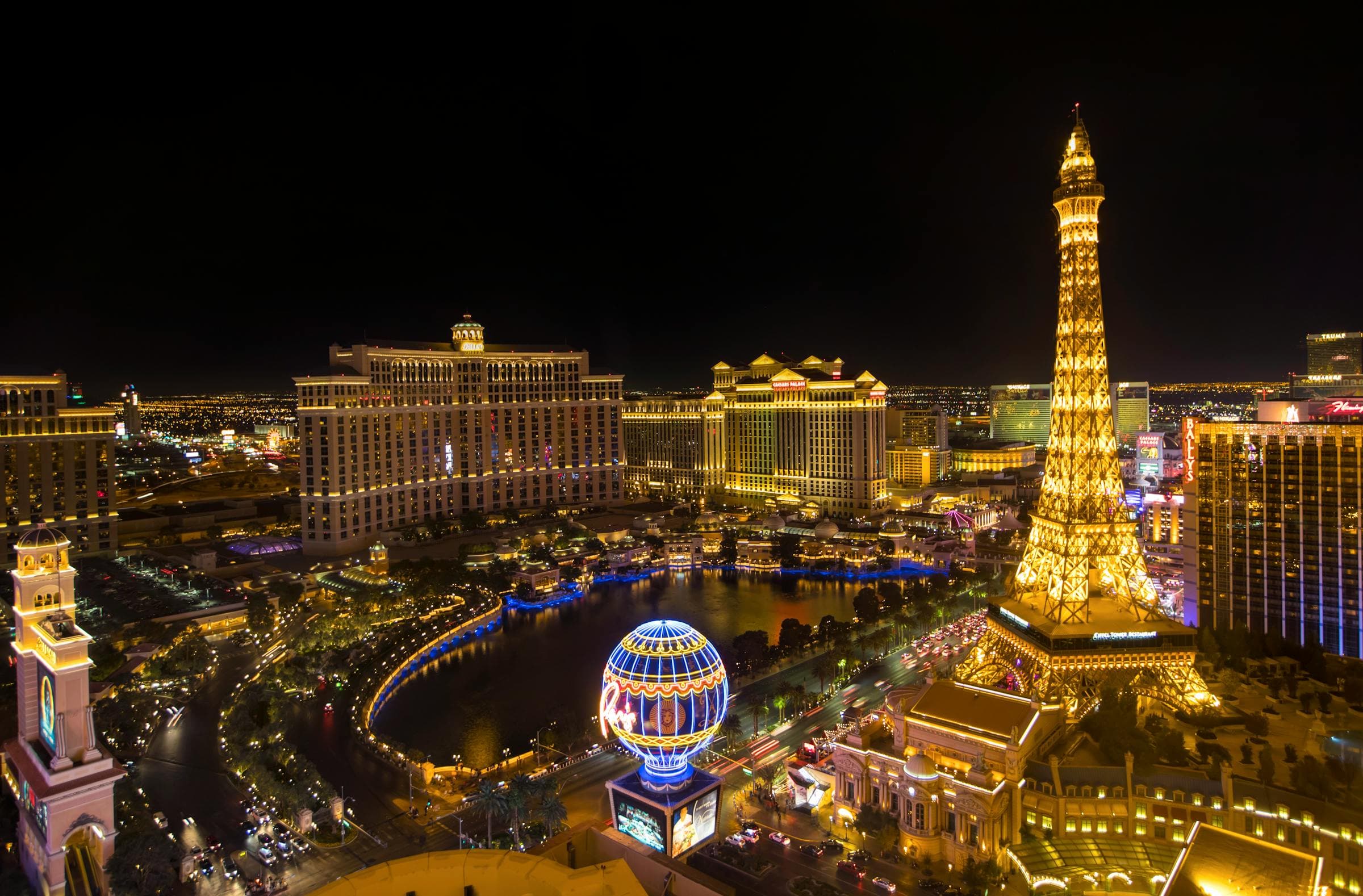 Las Vegas, Nevada skyline at dusk